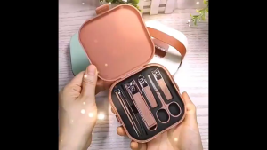 7 In 1 Nail Clippers Set Storage Box Manicure Case Pedicure Kit Personal Care Home Essentials
