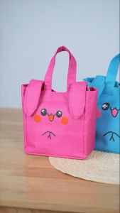 Tas Thalia Lunch Bag Set of 4 Pcs: Tas Kulit Sintetis untuk Kantin
