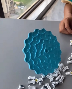 เกมต้นไม้ เด็กสมดุลบอร์ดปริศนาอินเตอร์แอคทีสก์ท็อปของเล่นปริศนา family gameของเล่นคลายเครียด ชุดของเล่น นักบินอวกาศ