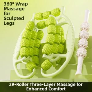 Massaging Leg Roller Muscle Relaxation Foam Roller