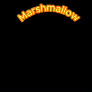 HALAL - Large White Marshmallow / Butterfly Marshmallow 1KG