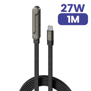 Cáp Sạc Nhanh USB Type C 65W 90 Độ °   Bộ Chuyển Đổi Khuỷu Tay Cho Huawei Xiaomi Samsung - 27W Type C Sang Lightning Cho Điện Thoại Di Động iPhone
