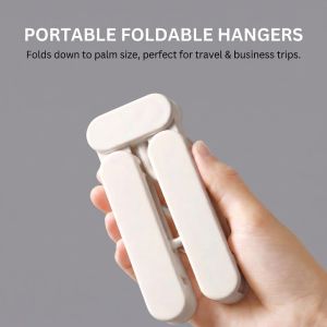 XMSJ | Folding Clothes Hanger Portable Hanging Clothes Hanger Travel Multi-functional Clothes Drying Rack Home Clothes Hanger Clip