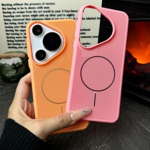 Suitable for Huawei MATE80PRO mesh heat dissipation breathable magnetic suction Pura90 skin matte ultra-thin PC protective cover h260709