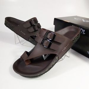 CVNXID - Sendal casual pria sandals slide - Glory Brown 2.0