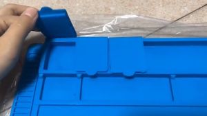 Alas Service HP Silicone Soldering Mats Pad Insulator Heat Resistant S-160 Biru