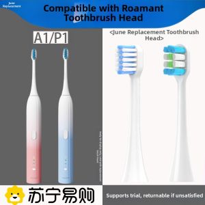 Universal Electric Toothbrush Heads Compatible with ROAMAN Roman A1/P1 SN01/SN02 Replacement Brush Heads for Oral Care
