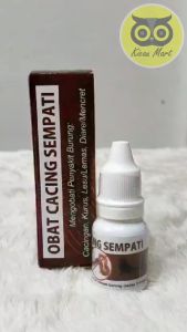Kicau Mart Obat Cacing Sempati Atasi Burung Cacingan Kurus Nyilet Lesu Nafsu Makan Menurun Perut Bengkak Bulu Ngembang Untuk Murai Lovebird Kenari Kacer Anis Pleci Cucak Ciblek Dll OBCACING