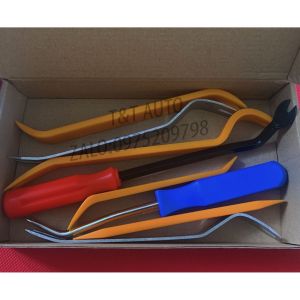 Bộ dụng cụ tháo chốt vít nhựa tháo nội thất ô tô gồm 8 món chất lượng cao cấp.