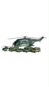 Mainan Anak Helicopter Military Series Mobil Mobilan Diecast Militer Toy