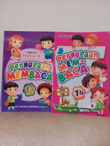 buku paket isi 2 buku permulaan membaca 1a+1b (15×25cm)