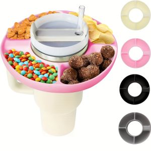 Silicone Snack Bowl: Lightweight, Reusable & 4 Compartments