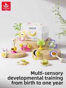 Huile Toys | Biteable Soothing Grip Training Baby Rattle