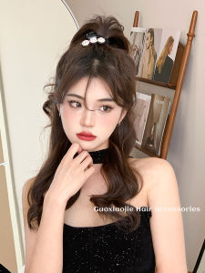 French Style Temperament Camellia Small Jaw Clip Female Temperament Wild Bang Clip Accessories High Ponytail Half Tie Hair Grip Barrettes