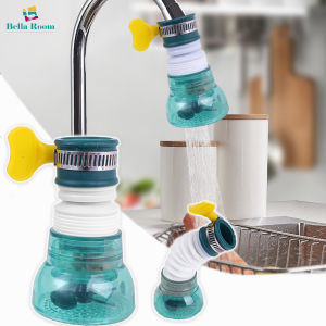 Faucet Filter 360 Rotating Foldable Household Faucet Tap Kitchen Splash-Proof Water Saving Faucet Tap Extender