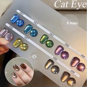 Sơn Móng Tay Dạng Gel Shine Spar Cat Eye 10ml Màu Xanh Dương Xanh Lá Cây Nâu Ánh Sao Trời Mùa Đông Phổ Biến Trong Nghệ Thuật Vẽ Móng Cho Mèo