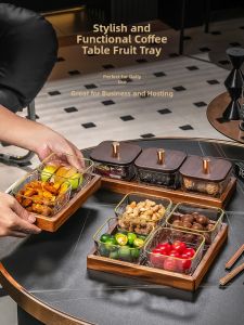 Covered Compartmentalized Fruit Plate