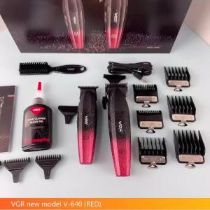 VGR | Máy Cắt Tóc Điện Chuyên Nghiệp VGR 9000 Vòng/Phút Lưỡi Dao Hợp Kim Điều Chỉnh Nhiều Cấp Độ V-640S2 - Sử Dụng Được Khi Ướt/Khô Có Thể Sạc Lại