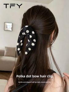 TFY | Elegant Bow Dot Ribbon Hair Clip
