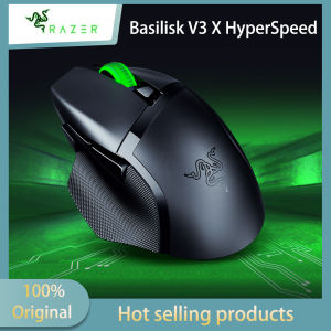 Razer | Razer Basilisk V3 X HyperSpeed Wireless Gaming Mouse: Mechanical Switches Gen-2-5G Advanced 18K Optical Sensor Chroma RGB 9