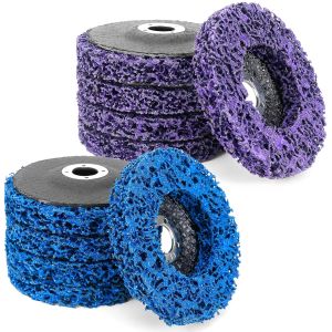 1PC Coral Disc Poly Strip Diamond Grinding Wheel Flap Disc 4/4.5/5 Inch for Angle Grinder Paint Rust Removal Abrasive Cleaning