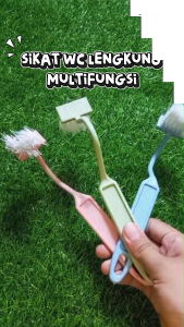 SIKAT LENGKUNG WC TOILET MULTIFUNGSI CURVED BRUSH INOVATION