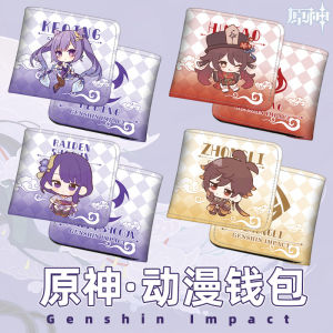 JOJO Anime Themed Wallet Coin Purse Card Holder Collectible Souvenir from China for Men And Women Featuring Zhongli Character