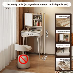 ZUNTONGGE | Luxury Vanity Table With Flip Mirror
