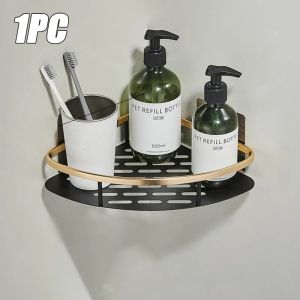 Bathroom Shelf Kitchen Storage Organizer  acrylic Shampoo Rack  Shower Shelf Bathroom Accessories No Drill Storage Shelf