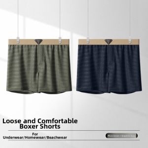MiiOW | Ice Silk Loose Boxer Shorts for Men Big Size