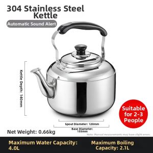 ASD | Whistle 304 Stainless Steel Large Capacity Kettle