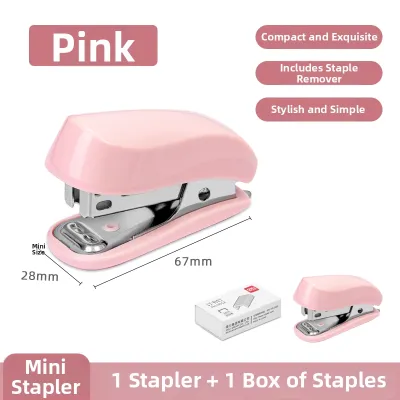 deli | Mini Cute Student Stapler with Tacker Function