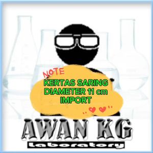 Kertas saring filter paper diameter 11 cm