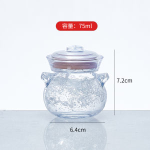 ly Prepared Glass Bottle Small Size Sealed High Temperature Resistant Soup Container for Home Use And Commercial Use
