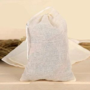 1 Pcs Cotton Cloth Bag Tea Bag Filter Bag Brine Soup Bag Traditional Chinese Medicine Decoction Bag Seasoning Separation Bag