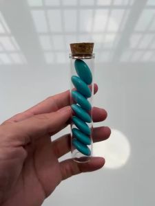 50 Hũ Thủy Tinh Mini Hình Ống Nghiệm 22mm Chai Kẹo Cưới Phong Cách Châu Âu Có Nút Bần Quà Lưu Niệm Cho Khách