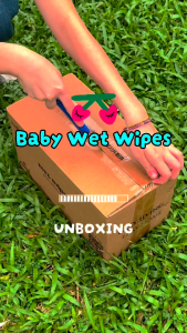 Easyhome.sg | Baby Wet Wipes 80pcs | Alcohol & Fragrance-Free | Extra Thick Wet Tissues | 10/20 Packs Carton Bundle