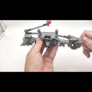 HooCrawler CNC Aluminum Integrated Front Rear Portal Axle Anodized for 1/10 RC Crawler Car Axial SCX10 II RGT 86100 Redcat GEN8