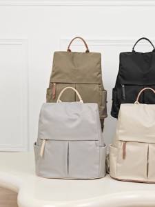 Phụ nữ thẩm mỹ Ba lô giải trí phong cách siêu Nylon backbags Trọng lượng nhẹ đơn giản Thiết kế thời trang Nữ đô thị đi lại túi