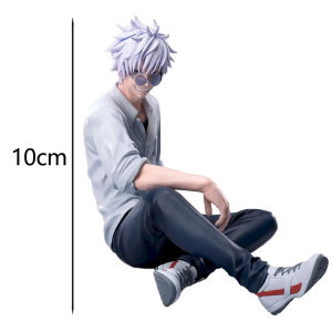 Bandai | HOT 10CM Jujutsu Kaisen Anime Satoru Gojo & Geto Suguru Yumemirize Sitting Posture Action Figure Genuine Model Figurine Toy