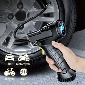 120W เครื่องเป่าลมแบบมือถือเครื่องเป่าลมยางอัตโนมัติ