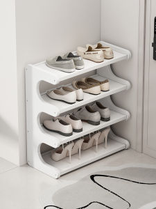 Simple Modern Bedroom Doorway Bamboo Shoe Rack Multi-Layer Storage Dustproof Economic Design New Style Shoe Cabinet for Home Use