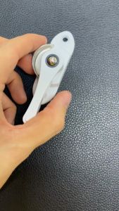 DOORMAX 798 Series Reversible Half Moon Lock (Black/White)