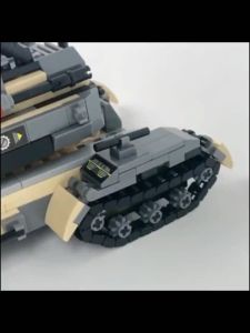 Building Blocks Army Tank Truck 3D Model Educational Toys Gift for Kids