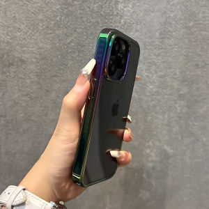 Leeda Apple 15 Phone Case Acrylic Ice Transparent Protective Cover Shockproof Large Hole Fashionable for Men And Women