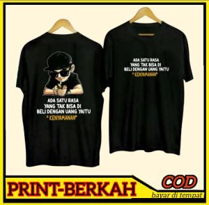 KAOS DISTRO ANAK DAN DEWASA KAOS MURAH KAOS SABLON DI CETAK PAKAI MESIN DTF DIGITAL TRANSFER FILM BISA CUSTOM DESAIN SUKA-SUKA SENDIRI COMBET 30-S BEST QUALITY PREMIUM