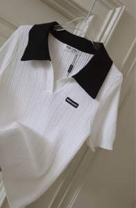 🚨โค้ดลดเหลือ 383.- Cottoncandy 🎹New Miumu korea tops เสื้องานสั่งทอพิเศษ งานสวยเนี๊ยบ ทรงดีใส่สบายมากๆค่า