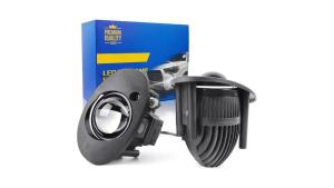 2.0Inch Mini Fog Lamp Bi Led Projector Lens 12V 75W Super Bright Car Headlight High Low Beam Tricolor for Honda Fog Light 2.0