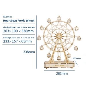 Rolife | 3D Wooden Puzzle DIY Craft Gift Music Box for Adults