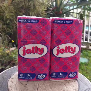 JOLLY Facial Tissue 2Ply 200 Sheets - Tisu Wajah